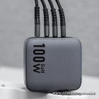 Phone charger Forcell F-Energy GaN 3 x USB C + USB A QC4.0 PD 5A 100W VT-46 gray