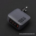 Phone charger Forcell F-Energy GaN 3 x USB C + USB A QC4.0 PD 5A 100W VT-46 gray