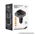 ART transmiter FM bluetooth 5.0 + USB A QC3.0 + Typ C (total 30W) FM-84B black