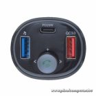 ART FM-73 autós FM transmitter – Bluetooth 5.0, PD 30W, QC 3.0, 3 port