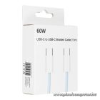 USB-C – USB-C kábel 1,5 m – 60W PD gyorstöltés, adatátvitel