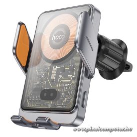Wireless car phone holder Hoco 15 W air vent HW7 gray