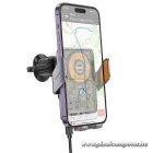 Wireless car phone holder Hoco 15 W air vent HW7 gray
