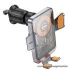 Wireless car phone holder Hoco 15 W air vent HW7 gray