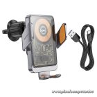 Wireless car phone holder Hoco 15 W air vent HW7 gray