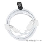 Cable Type C to Type C PD QC3.0 3A 30W HD26 BOX 1 m white