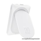 Powerbank compatible with MagSafe Forcell F-Energy MagStand F10K2 QC3.0 PD 5A 20W 10000 mAh white