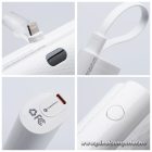 Powerbank Forcell F-Energy Power Plug F5K3 PD 20W 5000 mAh with built-in connector Lightning white