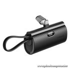Powerbank Forcell F-Energy Power Plug F5K3 PD 20W 5000 mAh with built-in connector USB C black