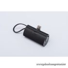 Powerbank Forcell F-Energy Power Plug F5K3 PD 20W 5000 mAh with built-in connector USB C black