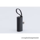 Powerbank Forcell F-Energy Power Plug F5K3 PD 20W 5000 mAh with built-in connector USB C black