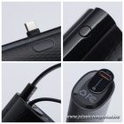 Powerbank Forcell F-Energy Power Plug F5K3 PD 20W 5000 mAh with built-in connector USB C black
