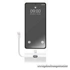 Powerbank Forcell F-Energy Power Plug F5K3 PD 20W 5000 mAh with built-in connector USB C white