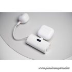 Powerbank Forcell F-Energy Power Plug F5K3 PD 20W 5000 mAh with built-in connector USB C white