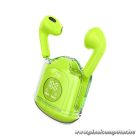 Wireless earphones Blue Star Transparency Fi22 TWS green