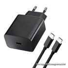 Phone charger Blue Star USB C QC4.0 PD 3A 20W + cable USB C to USB C TFB-TC-20WPD black