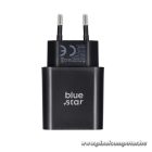 Phone charger Blue Star USB C QC4.0 PD 3A 25W + cable USB C to USB C TFB-TC-25WPD black