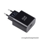 Phone charger Blue Star USB C QC4.0 PD 3A 25W + cable USB C to USB C TFB-TC-25WPD black