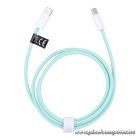 Cable Type C to Type C PD QC3.0 3A 60W C263 1 m green