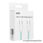 Cable Type C to Type C PD QC3.0 3A 60W C263 1 m green