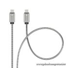 Cable USB C to USB C Forcell F-Energy QC4.0 PD 5A 100W E-Mark Metal 1 m C239 silver