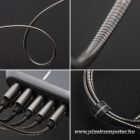 Cable USB A to USB C Forcell F-Energy QC3.0 66W Metal 1 m C234 silver