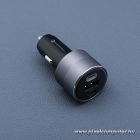 Car charger Forcell F-Energy Alu 2 x USB C + USB A QC4.0 PD SFC2.0 4,5A 65W gray