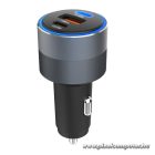 Car charger Forcell F-Energy Alu 2 x USB C + USB A QC4.0 PD SFC2.0 3A 85W gray