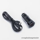 Blue Star autós töltő USB-C (25 W) + USB-A (18 W) kábellel – Kétportos gyorstöltés Power Delivery és Quick Charge támogatással