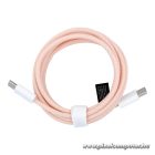 Cable Type C to Type C PD QC3.0 3A 60W C263 1,5 m pink