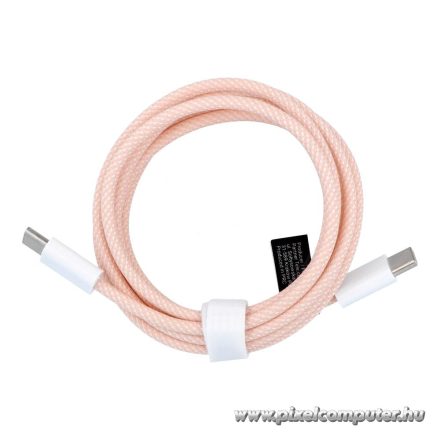 Cable Type C to Type C PD QC3.0 3A 60W C263 1,5 m pink