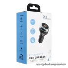 CC69-2C1A 191W Autós Töltő – 2× USB-C PD + USB-A QC3.0, 3A, Fekete