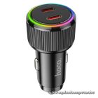 Car charger Hoco 2 x USB C QC PD 50W NZ14B black