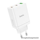 Phone charger Hoco 2 x USB C + USB A QC3.0 PD 3A 35W N33 white
