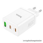 Phone charger Hoco 2 x USB C + USB A QC3.0 PD 3A 35W N33 white