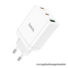 Phone charger Hoco 2 x USB C + USB A QC3.0 PD 3A 35W N33 white