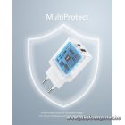 Phone charger VEGER USB A + Typ C PD QC3.0 3A 30W VLS302U white