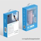 Powerbank Veger PlugOn (W0573) PD QC3.0 2,4A 12W 5000 mAh with a built-in connector USB C pink