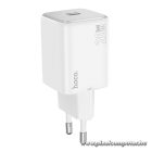HOCO N40 hálózati töltő – 20W PD gyorstöltés, USB-C, EU csatlakozó