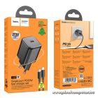 HOCO N40 20W PD Hálózati Töltő + USB-C – Lightning Kábel 1m – Gyors Töltés EU Csatlakozóval