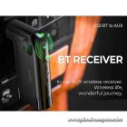 Wireless car receiver Hoco AUX E53 black