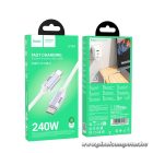 Hoco USB-C – USB-C gyorstöltő kábel – 240W, 1,8 méter, PD 3.1 támogatással