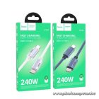 Hoco USB-C – USB-C gyorstöltő kábel – 240W, 1,8 méter, PD 3.1 támogatással