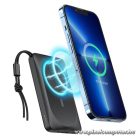 Powerbank compatible with MagSafe Veger MagOn (VP1151 / W1151) PD QC3.0 2A 20W 10000 mAh with wireless charging black