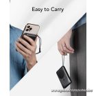 Powerbank compatible with MagSafe Veger MagOn (VP1151 / W1151) PD QC3.0 2A 20W 10000 mAh with wireless charging black