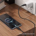 HOCO X90 USB-C – USB-C Gyors Töltőkábel 60W 1m – PD és QC3.0 Támogatás
