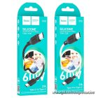 HOCO X90 USB-C – USB-C Gyors Töltőkábel 60W 1m – PD és QC3.0 Támogatás