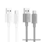 Hoco X107 – USB-A – USB-C kábel, 1 méter, 3A töltés