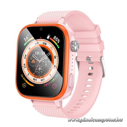 Smartwatch for kids Hoco 1,83" 4G GPS with call function Y101 pink