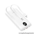 VEGER C11 Power Bank – 10 000 mAh, 22.5W, beépített kábelek, PD / QC